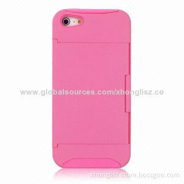 Silicone Mobile Phone Case for iPhone, Convenient Stand, Fashion Colors